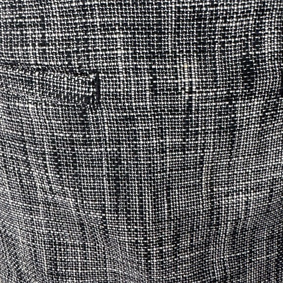 H&M Navy Tweed Mini Skirt with Embellished Waist – Size 6 - Picture 10 of 16